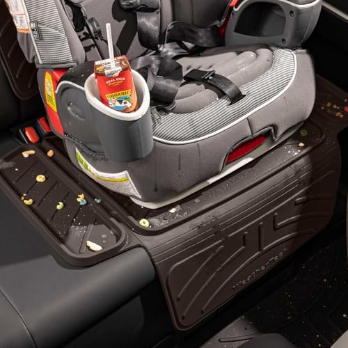 Child Car Seat Protector with Back Cocoa