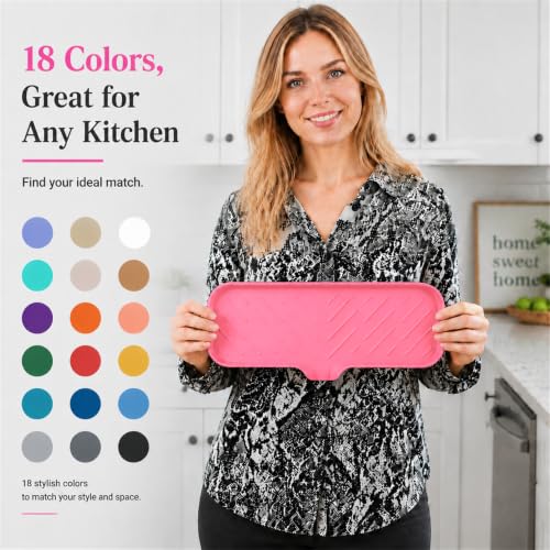 Silicone Soap Dish with Drain Spout