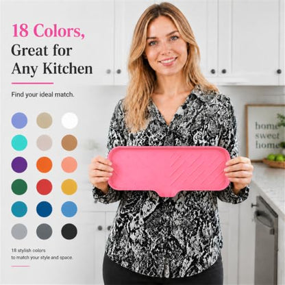 Silicone Soap Dish with Drain Spout
