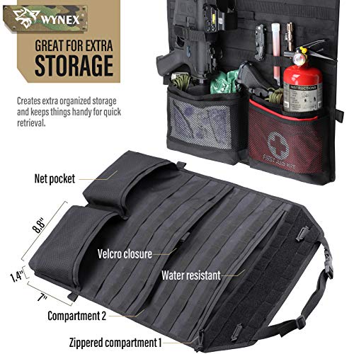 Molle Seat Back Car Organizer Fit Most Car F150 Jeeps Pickups Trucks