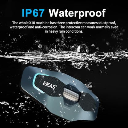X10 Motorcycle Helmet Bluetooth Headset Speakers Headphone
