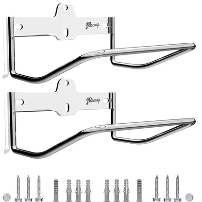 2 Ladder Hooks Wall Mount for Ladder Storage Strollers and Folding Chair
