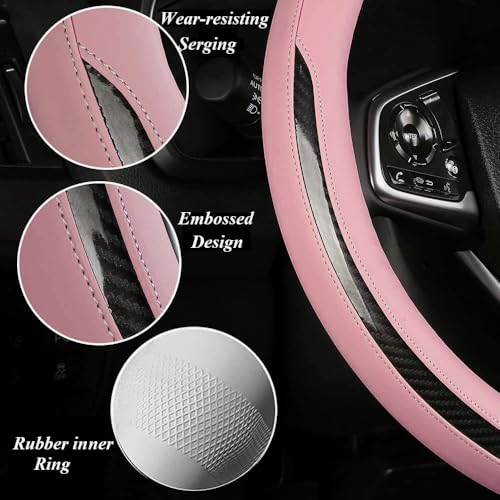 New Leather Car Steering Wheel Cover