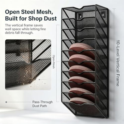 Sandpaper Organizer for 5 & 6 Inch Sanding Discs