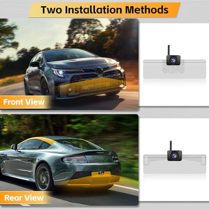 Wireless Backup Camera System 4.7 Inch Car Monitor Kit