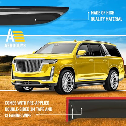 Extra Durable Window Deflectors Tape (4 Count)