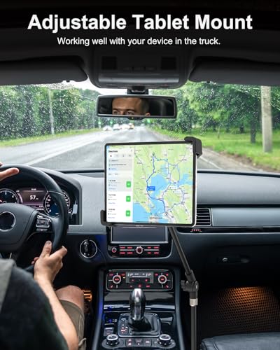 Anti Theft Seat Rail Tablet Mount for Car
