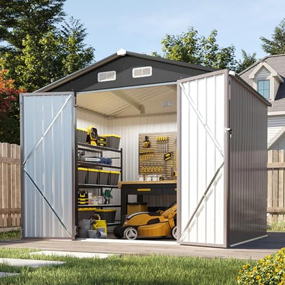 8x6 FT Shed Outdoor Storage Shed