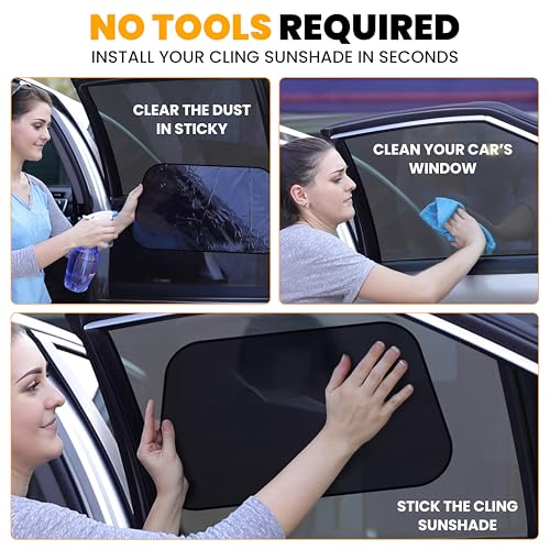 Car Side Window Shades for Baby (4 Count)