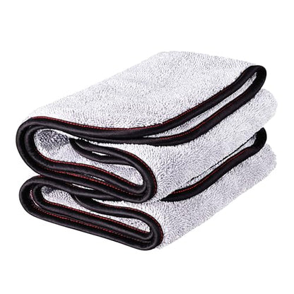 PFM Terry Weave Microfiber Towel for Car Cleaning (2 Count)