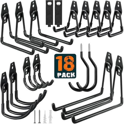 18 Pack Garage Hooks Heavy Duty