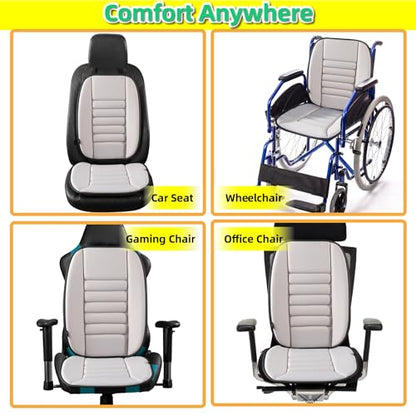Car Seat Cushion with Back Support Pillow (2 Count)