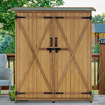 Outdoor Storage Cabinet with Shelves