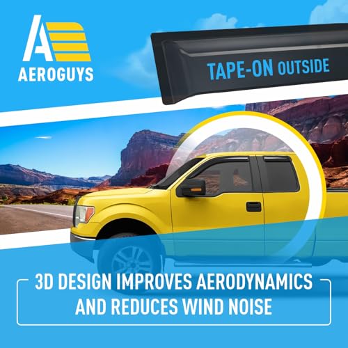 Extra Durable Window Deflectors Tape (4 Count)
