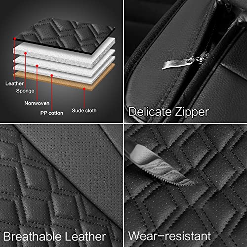 Leather Car Seat Covers Front Pair