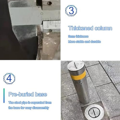 Steel Safety Bollard Post