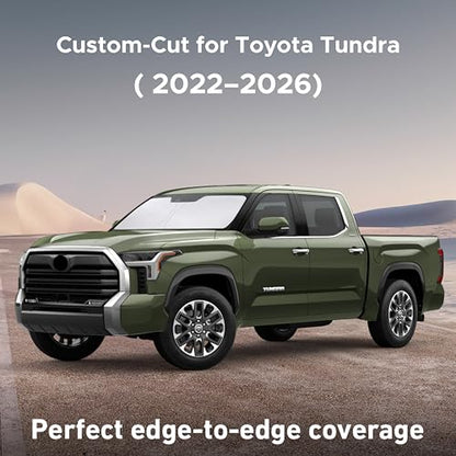 Windshield Sunshade Compatible for Toyota Tundra 2022