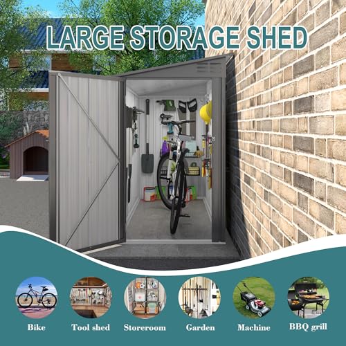 4 * 9.2 FT Outdoor Storage Shed