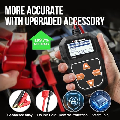 KW208 12V Car Battery Tester