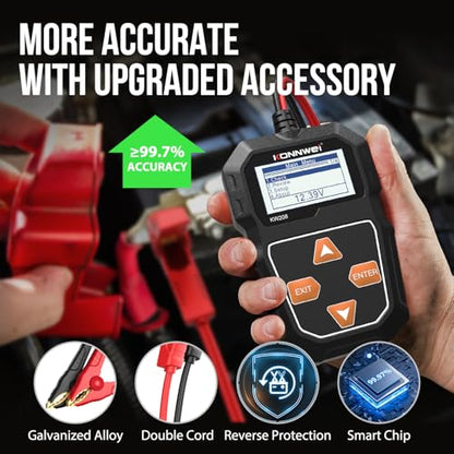KW208 12V Car Battery Tester