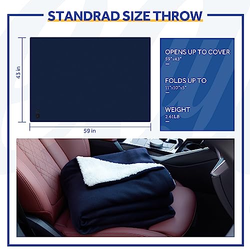 12 Volt Electric Portable Heated Car Blanket
