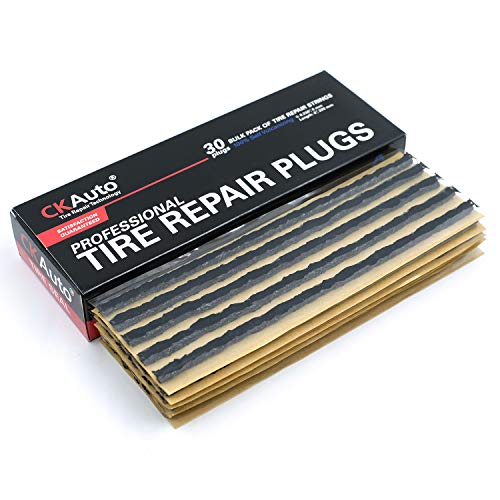 30 pcs 8" Black Tire Repair Strings Tire Repair Plugs (30 Count)