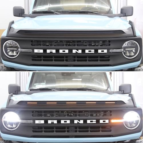 Hood Deflector with Light for Bronco 2021