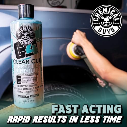 C4 Clear Cut Correction Compound for Paint Defects (16 Fl Oz)