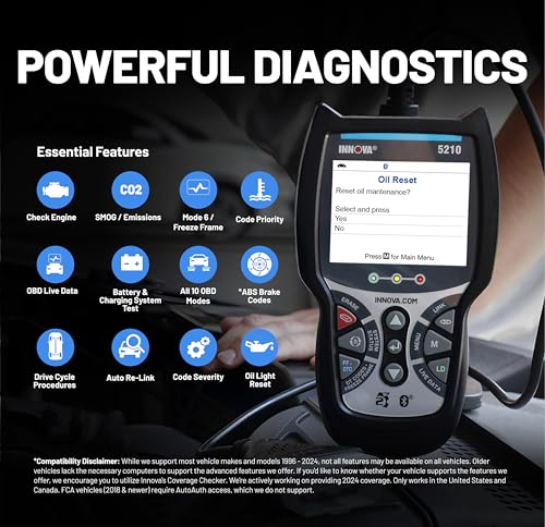 5210 OBD2 Scanner & Engine Code Reader