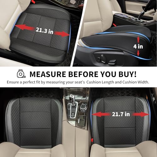 2 Pack Black Ventilated Cooling Mesh Bottom Car Seat Covers (2 Count)