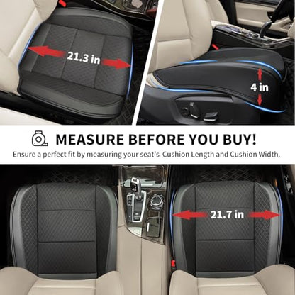 2 Pack Black Ventilated Cooling Mesh Bottom Car Seat Covers (2 Count)