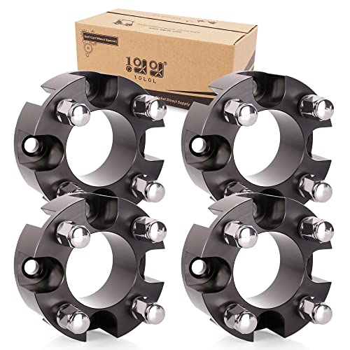 2 Inch Golf Cart Wheel Spacers Kit with Lug Nuts for Yamaha