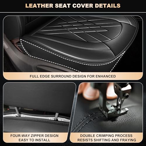 2 Front Car Seat Covers for Honda HR