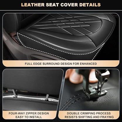 2 Front Car Seat Covers for Toyota Venza 2009