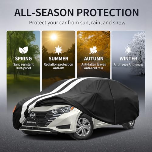 Multi Layer Car Cover Custom Fit for Nissan Versa