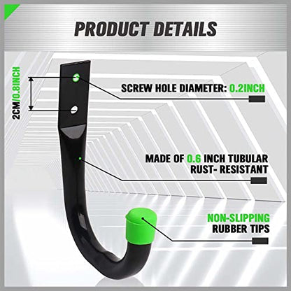 SWANLAKE Heavy Duty Garage Storage Utility Hooks