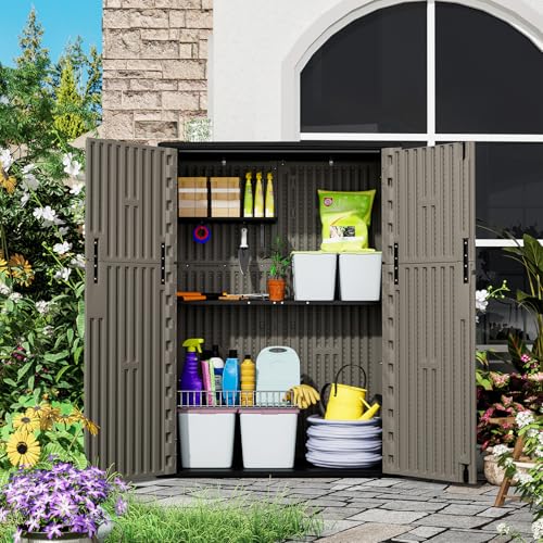 57 Cu.Ft Outdoor Storage Shed Weather Resistant
