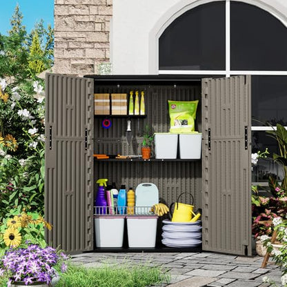 57 Cu.Ft Outdoor Storage Shed Weather Resistant