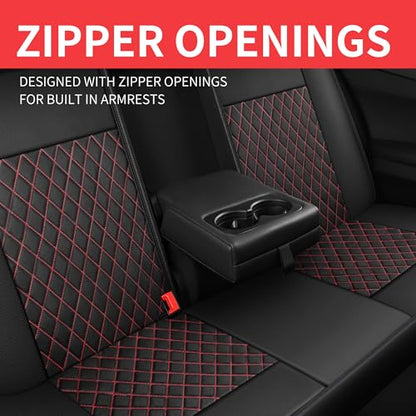 Faux Leather Full Set Car Seat Covers
