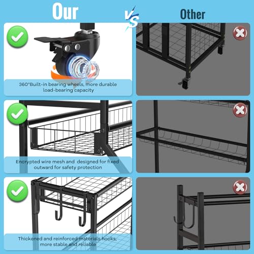Sports Equipment Garage Organizer