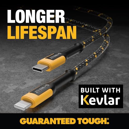 Heavy Duty USB to Lightning Cable [Apple Mfi Certified] Durable