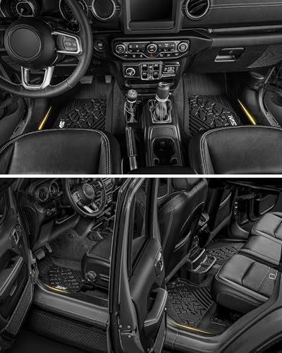 Floor Mats & Cargo Liner & Backrest Mats Jeep Wrangler 4XE 2021