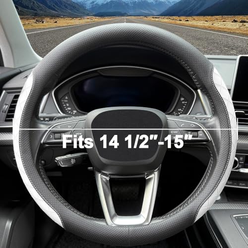 Nappa Leather Steering Wheel Cover