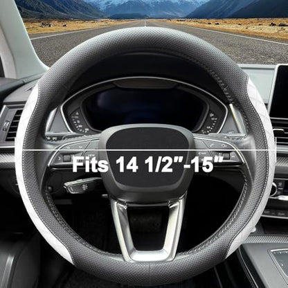 Nappa Leather Steering Wheel Cover