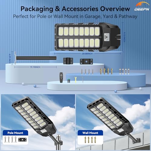 Ultra Bright Solar Lights Outdoor 8000W with Motion Sensor