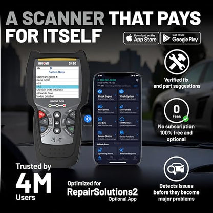5410 All System OBD2 Scanner Diagnostic Tool for Cars & Trucks