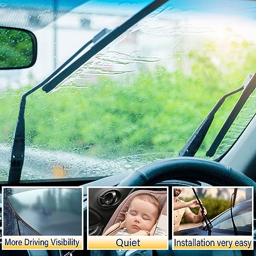 3 Wipers Fits Jeep Patriot 2007