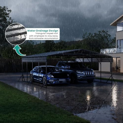 Reinforced Metal Carport