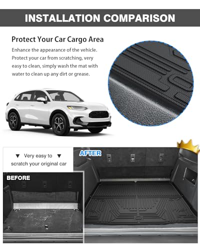 Floor Mats Cargo Liner for 2023 2024 2025 2026 Honda HRV HR