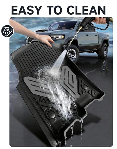 Premium Color TPE Floor Mats for Ram 1500 Crew